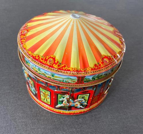 Carrouselvormige doos, Verzamelen, Blikken, Zo goed als nieuw, Overige, Ophalen of Verzenden