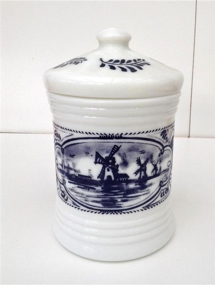 Vintage pot koffie Zwarte Kat in opaline 1 liter, Antiek en Kunst, Curiosa en Brocante, Ophalen of Verzenden