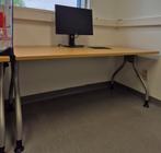 Bureau - 160 x 80cm, Ophalen, In hoogte verstelbaar, Gebruikt, Bureau