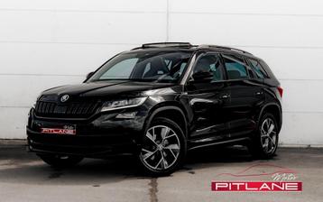 Skoda Kodiaq 1.5 TSI Edition Sportline II DSG Virtual / Toit, Autos, Skoda, Entreprise, Carnet d'entretien, Noir, 5 portes