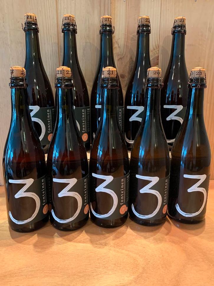29) 20/21/22 Lot 3 Fonteinen, divers, 10 X 0,75L, Verzamelen, Biermerken, Nieuw, Flesje(s), Overige merken, Ophalen of Verzenden