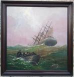 Museumschilderij - Zeilboot op zee - Léon ZEYTLINE, Verzenden