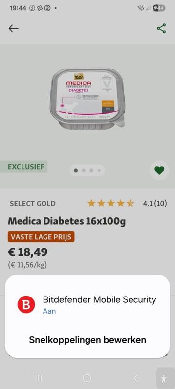 Kat Medica diabetes - Select Gold  beschikbaar voor biedingen
