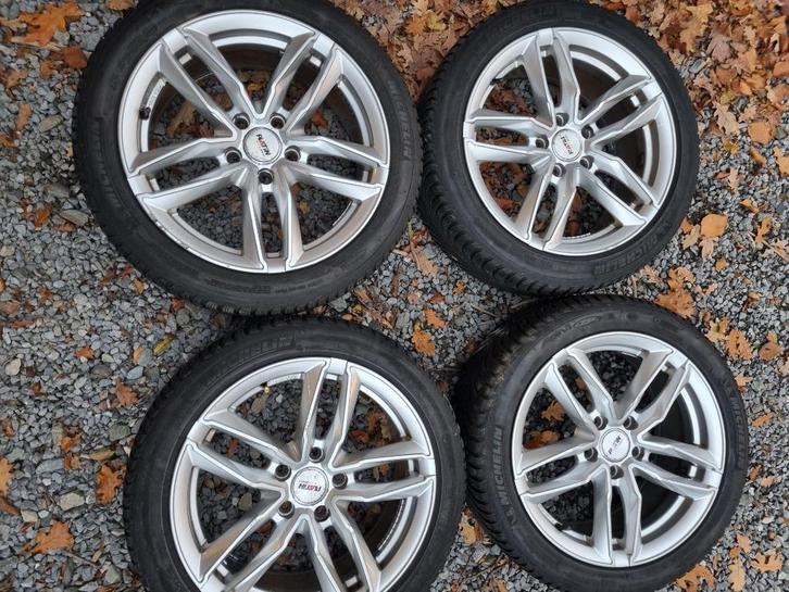 Seat Audi velgen winterbanden 225/45/17 5x112 winterbanden, Auto-onderdelen, Banden en Velgen, Velg(en), Winterbanden, 17 inch