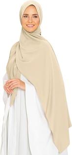 Châle Hijab Premium Écharpe en soie pour femme, Kleding | Dames, Mutsen, Sjaals en Handschoenen, Nieuw, Sjaal, Maat 46/48 (XL) of groter