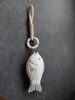 poisson décoratif sculpté en bois avec corde, Enlèvement ou Envoi