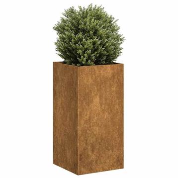 Plantenbak roestig 40x40x80 cm weervast staal - Plaatje! beschikbaar voor biedingen
