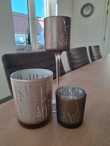 Set van 3 windlichten J-Line (nwpr 41.95eur) beschikbaar voor biedingen