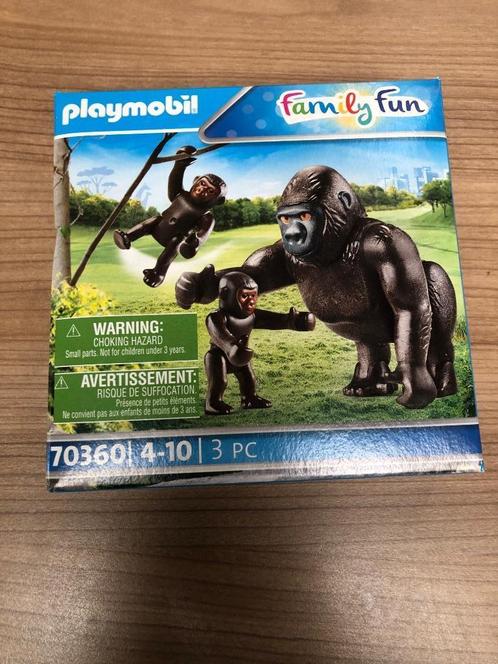 Playmobil 70360 Gorilla met baby’s, Enfants & Bébés, Jouets | Playmobil, Neuf, Ensemble complet, Enlèvement ou Envoi