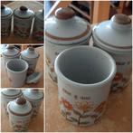 3  petits pots a epices Bergere de France, Antiek en Kunst, Ophalen of Verzenden