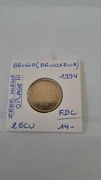 Belgie 2 ECU 1994 IN F.D.C ZEER KLEINE OPLAGE geres christ., Enlèvement ou Envoi
