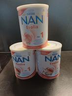 Nestlé NAN Evolia 1. 3 pots 800 g neuf !, Enfants & Bébés, Aliments pour bébé & Accessoires, Comme neuf, Enlèvement ou Envoi