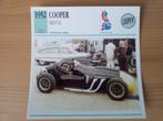 Cooper - Edito Service kaarten auto bouwperiode 1952-1964, Verzamelen, Ophalen of Verzenden, Zo goed als nieuw, Auto's