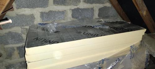 Unilin isolatie PIR platen dikte 14 cm - 1 plaat + reststuk, Doe-het-zelf en Bouw, Isolatie en Afdichting, Zo goed als nieuw, Ophalen