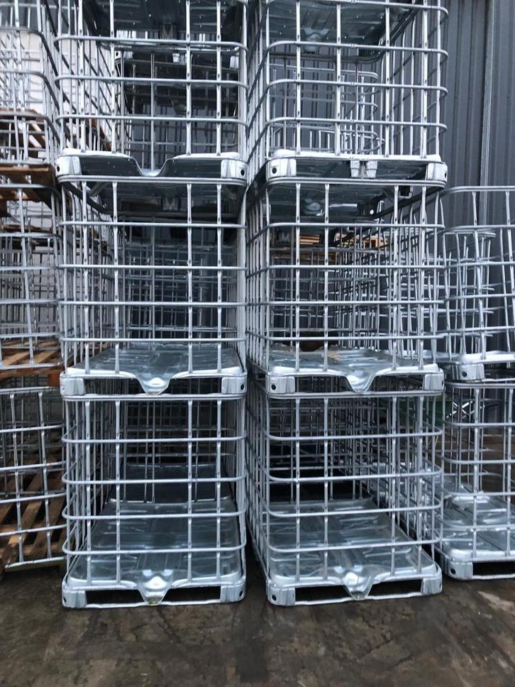 Cuves et cages ibc 1000L, Jardin & Terrasse, Barils de pluie, Utilisé, Autres matériaux, Enlèvement