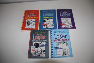 6 boeken van de loser deel 11 tot 15 * jeff kinney *+10 jaar beschikbaar voor biedingen