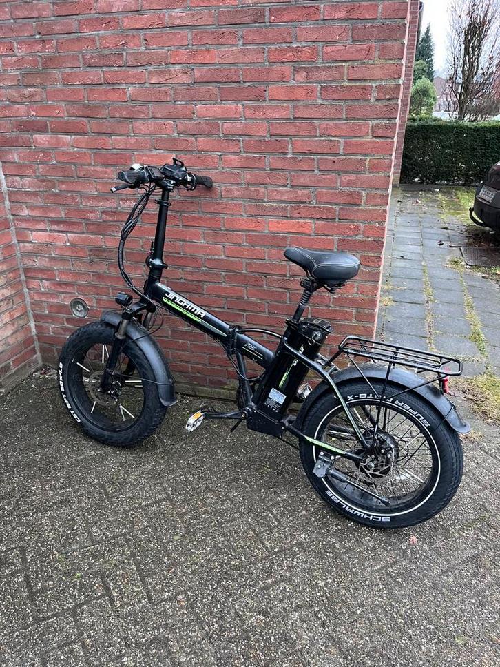 Fatbike || Jinghma r8 plooifiets, Fietsen en Brommers, Fietsen | Vouwfietsen, Zo goed als nieuw, Ophalen