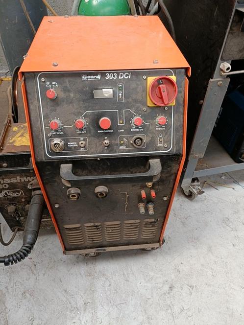 TIG Cerdi 303 DC las apparaat, Doe-het-zelf en Bouw, Gereedschap | Lasapparaten, Zo goed als nieuw, Tig, Ophalen