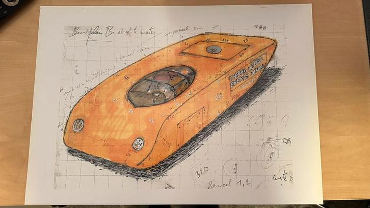 Panamarenko zonneauto, Auto diversen, Handleidingen en Instructieboekjes, Ophalen of Verzenden