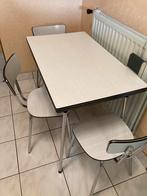 Keukentafel met 3 stoelen, Huis en Inrichting, Gebruikt, Ophalen of Verzenden