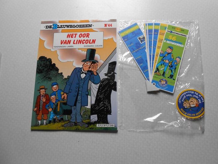 De blauwbloezen 44 Het oor van Lincoln 2001  1 ste druk., Boeken, Stripverhalen, Nieuw, Eén stripboek, Ophalen of Verzenden