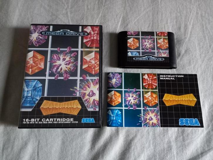 SEGA Mega Drive - Columns, Games en Spelcomputers, Games | Sega, Gebruikt, Mega Drive, Puzzel en Educatief, 2 spelers, Vanaf 3 jaar