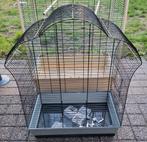Vogelkooi Zwart, Ophalen, Zo goed als nieuw, Metaal, Vogelkooi