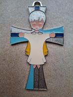 Vintage babywieg kruisje met beschermengel, Kinderen en Baby's, Kraamcadeaus en Geboorteborden, Ophalen of Verzenden, Zo goed als nieuw