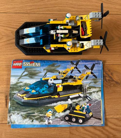 Lego reddingshovercraft 6473, Kinderen en Baby's, Speelgoed | Duplo en Lego, Gebruikt, Lego, Complete set, Ophalen of Verzenden
