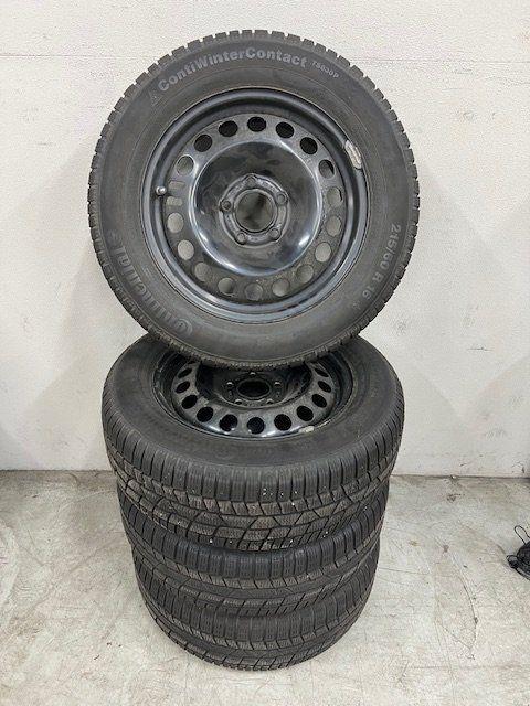 Winterset Opel Zafira Continental ConitWinter 215/60 R16, Auto-onderdelen, Banden en Velgen, Banden en Velgen, Winterbanden, 16 inch