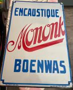 Emaille bord mononk, Verzamelen, Ophalen, Zo goed als nieuw