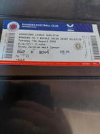 Ticket football rangers union saint gilloise coupe d Europe, Collections, Articles de Sport & Football, Envoi