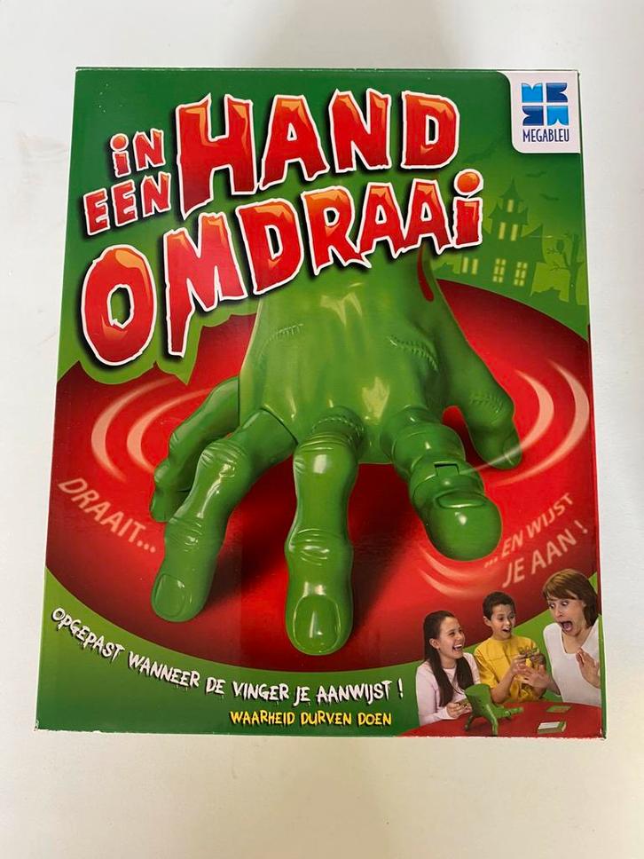 Gezelschapsspel: in een handomdraai, Hobby en Vrije tijd, Gezelschapsspellen | Bordspellen, Zo goed als nieuw, Ophalen