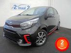 Kia Picanto 1.0 ISG Gt-Line AC/GPS/Camera incl 2 JAAR garant, Auto's, Kia, USB, 4 zetels, Gebruikt, Zwart