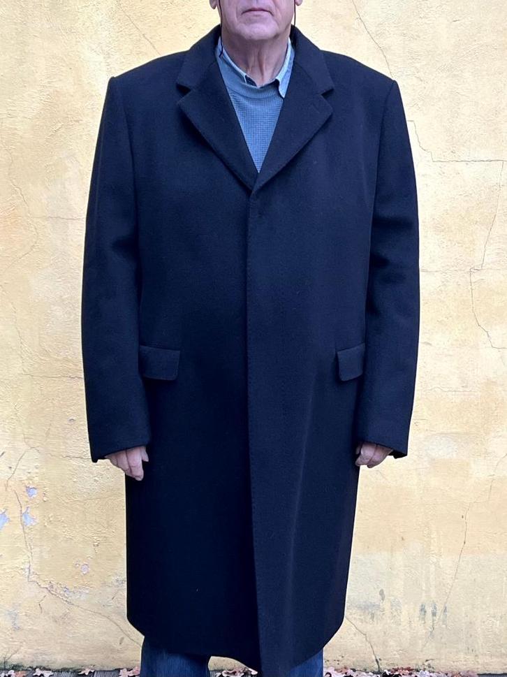 Bugatti Wollen Mantel, Kleding | Heren, Jassen | Winter, Zo goed als nieuw, Maat 56/58 (XL), Zwart, Ophalen of Verzenden