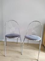 Eetkamerstoelen 4 stuks, Huis en Inrichting, Stoelen, Ophalen, Zo goed als nieuw, Metaal, Vier