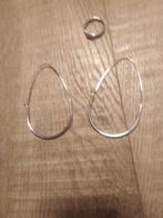 Oorbellen met ring, Bijoux, Sacs & Beauté, Boucles d'oreilles, Enlèvement, Argent, Argent