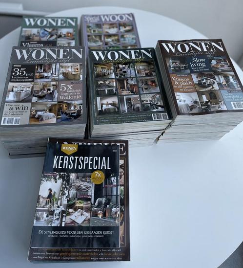 Groot lot tijdschriften wonen landelijke stijl inclusief spe, Boeken, Tijdschriften en Kranten, Ophalen of Verzenden