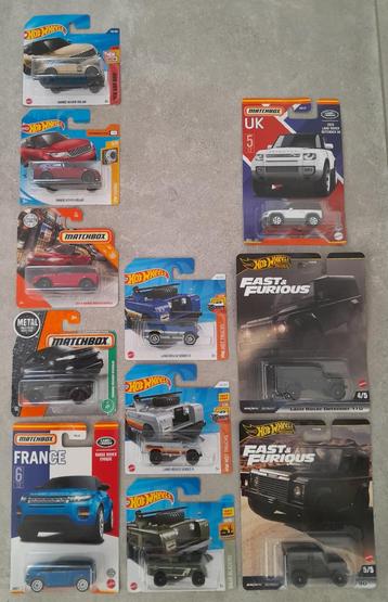 Matchbox/Hot Wheels - Land & Range Rover, Ophalen of Verzenden, Nieuw