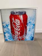 Boîte lumineuse Coca-Cola 50x50cm, Collections, Table lumineuse ou lampe (néon), Enlèvement, Utilisé