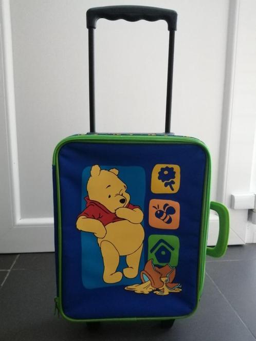 prachtige trolley koffer Winny the Pooh, Bijoux, Sacs & Beauté, Valises, Comme neuf, Poignée extensible, Roulettes, Enlèvement ou Envoi