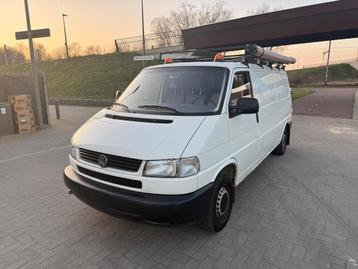 VOLKSWAGEN TRANSPORTER L2 1.9 TDI BJ 2000 96000KM KEURING, Auto's, Voorwielaandrijving, Volkswagen, Wit, Leder