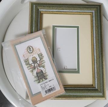 Mooie vintage kader 3D Anton Pieck – nog zelf te maken beschikbaar voor biedingen