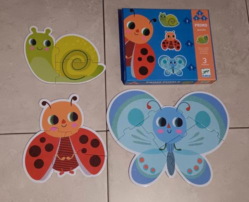 Puzzles djeco 2+, 3+, Kinderen en Baby's, Speelgoed | Kinderpuzzels, Zo goed als nieuw, Ophalen of Verzenden
