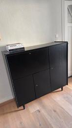 Vintage Mid-Century kast L130xB44xH124, Ophalen, Zo goed als nieuw