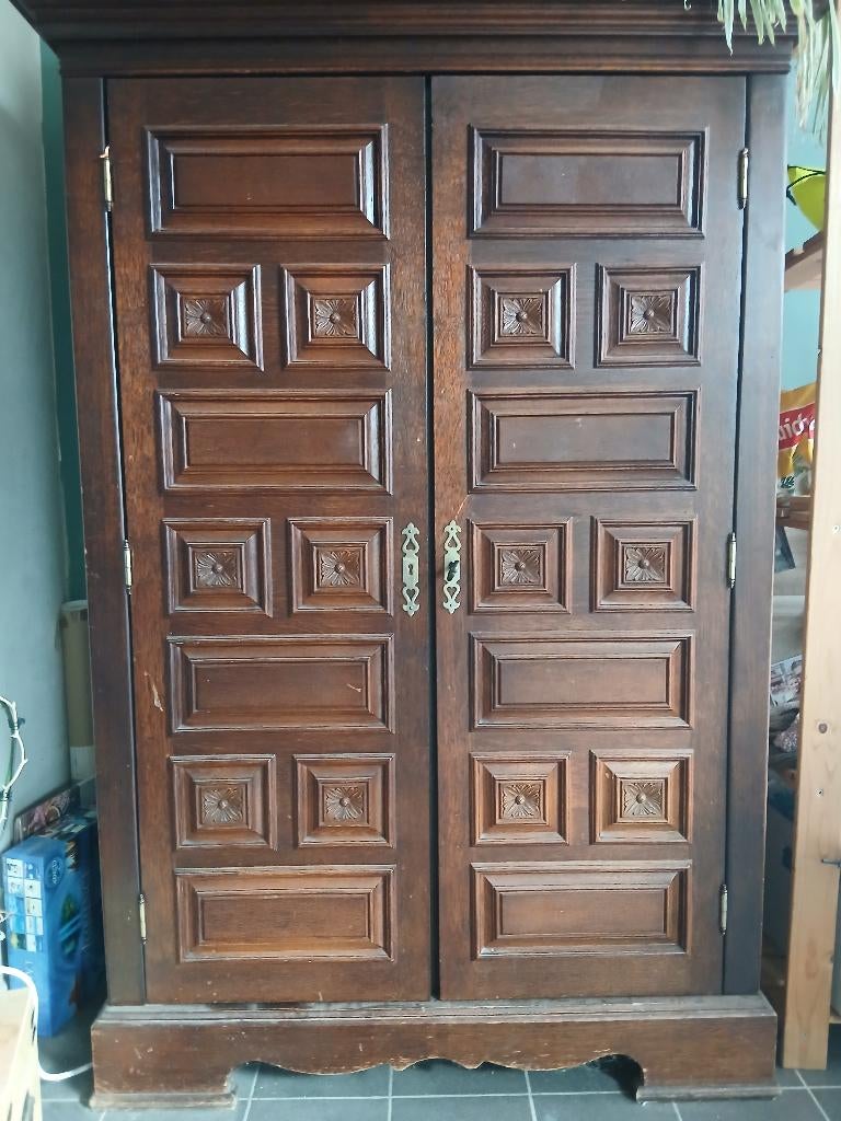 Vintage barkast + eventueel dressoir, Huis en Inrichting, Kasten | Dressoirs, Gebruikt, 100 tot 150 cm, 50 tot 75 cm, Met lade(s)