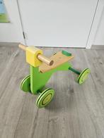 Houten vierwieler/loopfiets, Ophalen, Zo goed als nieuw, Rij- of Hobbelspeelgoed