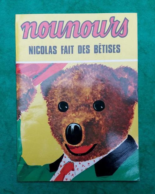 nounours Nicolas fait des bêtises 1979 Petit livre enfant, Boeken, Strips | Comics, Gelezen, Eén comic, Europa, Verzenden