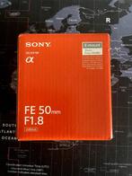 Sony 50mm 1.8, Nieuw, Standaardlens, Ophalen
