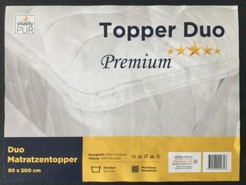 2 TOPDEKMATRASSEN TOPPER DUO 5* beschikbaar voor biedingen